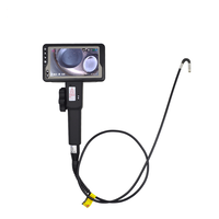 Caméra d'inspection endoscopique 5 mm pour évaporateur AC, articulation bidirectionnelle, pour l'entretien automobile, 15-45 mm