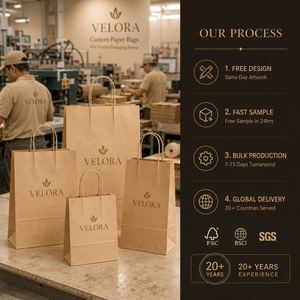 Sac en papier kraft biodégradable CRD pour médicaments et petits emballages de produits de vente au détail - Product Image 4