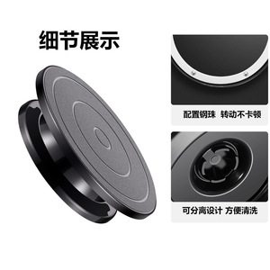 Bánh công cụ Nhà cung cấp bán buôn 11 inch xoay bàn xoay điêu khắc bánh xe xoay Đen bánh bàn xoay đứng bánh công cụ Nhà cung cấp - Product Image 2