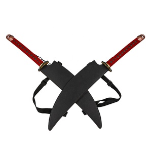Presa di fabbrica <span class=keywords><strong>Set</strong></span> di spade gemelle con doppia spada giapponese da 80cm - Product Image 6
