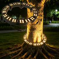Lampe Courbe à LED pour Éclairage Paysager de Jardin, Coque en Aluminium Étanche IP65, CRI 80, pour Arbres