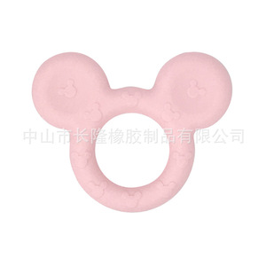 Anneau de dentition en silicone pour bébé, forme Mickey, sans BPA, pour 0-6 mois - Product Image 4