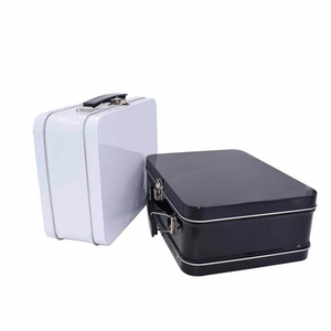 Fiambreras de fábrica Caja de asa de almuerzo de lata <span class=keywords><strong>rectangular</strong></span> Maleta de lata segura para niños - Product Image 4