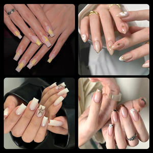 Venta al por Mayor de 216 Piezas/Caja de Puntas de Uñas Transparentes Ultrafinas de Material PMMA Mate <span class=keywords><strong>Aemi</strong></span>, Productos para Extensión de Uñas - Product Image 4