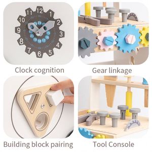 Marche-bébé en bois avec outils, jouet pour bébés et tout-petits, construction robuste, pour filles et garçons de 1 à 3 ans - Product Image 5