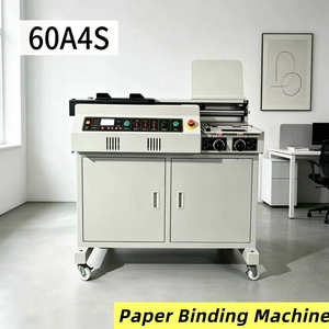Machine de reliure industrielle A4 à colle chaude, longueur de reliure 320 mm, épaisseur maximale 60 mm, entièrement automatique, directement de l'usine - Product Image 1