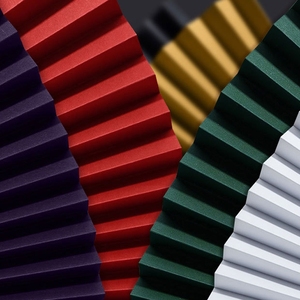 Éventail en papier chinois 2 pièces, accessoires <span class=keywords><strong>photo</strong></span>, éventail pliant en carton rigide, <span class=keywords><strong>fond</strong></span> de photographie, accessoires <span class=keywords><strong>photo</strong></span> en papier plié - Product Image 2