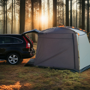 2025 alta qualità in alluminio tenda per auto all'aperto campeggio SUV monostrato 4 stagione <span class=keywords><strong>5</strong></span> persone acciaio capienza fibra di carbonio telaio pali - Product Image 3