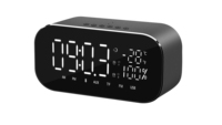 Draagbare luidspreker met wekker, FM-radio, TF-kaart & USB-weergave