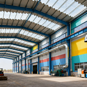 Chất lượng cao đúc sẵn hội thảo mạ kẽm nhà máy công nghiệp đổ kết cấu thép thiết kế kho xây dựng - Product Image 4