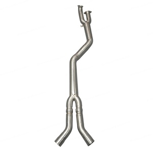 Nuevo Tubo de Escape Central Meizhou RD Tipo Y de Acero Inoxidable 304 con Acabado Cepillado de 1.5mm de Espesor para M2 G87 S58B30A Recto Simple - Product Image 1