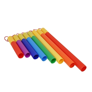 Tubos de Sonido Orff Rainbow de 8 Tonos, Instrumento de Percusión, Tubos de Campana de Sonido Alto y Bajo - Product Image 3