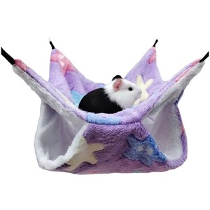 Double-Layer Hanging Hammock for Sugar Gliders and Small <strong>Pets</strong> Warm Cage <strong>Bed</strong> for Hamsters and Squirrels - Product Image 3