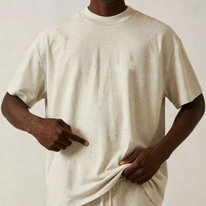 <span class=keywords><strong>T</strong></span>-shirts Homme en Coton Lourd Style <span class=keywords><strong>Japonais</strong></span> Tendance 2026 – Nouvelle Marque Transfrontalière Fashion Forward pour le <span class=keywords><strong>Streetwear</strong></span> - Product Image 3