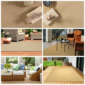 <span class=keywords><strong>Tapis</strong></span> d'extérieur imperméables en sisal synthétique super durable <span class=keywords><strong>pour</strong></span> terrasses/patio/<span class=keywords><strong>terrasse</strong></span>/balcon/jardin/complexe - Product Image 4