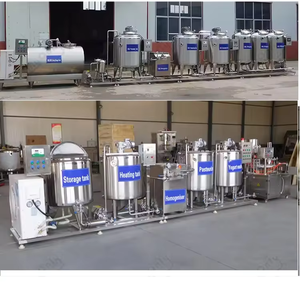 Usine de traitement et ligne de production de yaourt en acier inoxydable 304 haute performance, petite taille, avec tension 220/380V / Machine pour la fabrication maison - Product Image 2