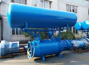 Bomba de Agua Eléctrica de Flujo Axial Vertical, Bomba Sumergible de Gran Caudal para Riego Agrícola - Product Image 6