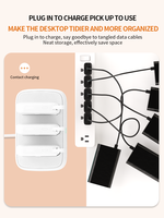 Stasiun Pengisi Daya Nirkabel Magnetik Cepat Multi Power Bank Portabel 10000mah 6 in 1 Power Bank Rumah Tangga