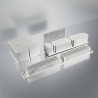 Dissipateur thermique en aluminium série 6000 à dimensions personnalisables avec services de découpe et de soudage CNC pour amplificateurs, prise en charge OEM/ODM