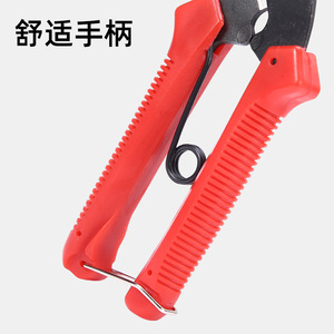 Thickened Black Fruit Picking Pruning <b>Shears</b> Stainless Steel Red Handle 10-20mm Trimming Diameter Garden <b>Tool</b> - Product Image 4