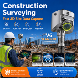 Escáner Láser RTK de Alta Precisión Hesai V6 Portátil, Modelado de Nubes de Puntos, Volumen de Trabajos de Excavación, Multilingüe, Global, IP64 - Product Image 4