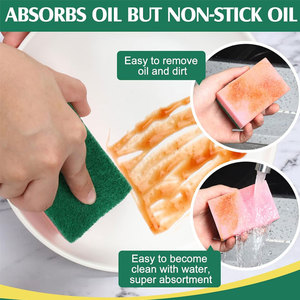 Bán buôn không đầu bọt biển cho nhà bếp làm sạch rửa chén miếng bọt biển dễ dàng để khô cọ rửa Pad bọt biển sạch nhà bếp - Product Image 6