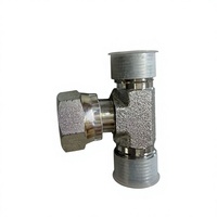 Connecteur de tuyau hydraulique droit forgé en acier au carbone et en acier inoxydable de qualité stable
