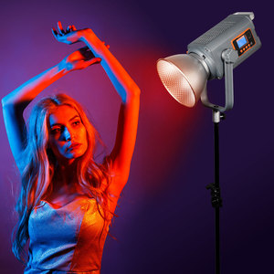 Luce LED COB per Studio Fotografico 300W Bianco Caldo con Personalizzazione Logo, 300 RGB Zr-300c per Streaming Live e <span class=keywords><strong>YouTube</strong></span> - Product Image 5