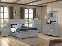 Meubles de chambre à coucher en bois massif, lit king size et queen size, ensemble de chambre à coucher en gros GLD11