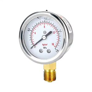 เครื่องวัดความดันอากาศขนาด50มม. เครื่องวัดความดันเติมของเหลวขนาดเล็ก - Product Image 1