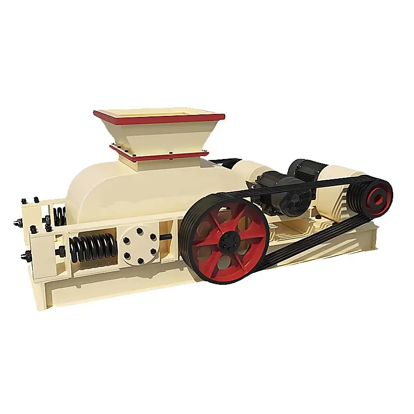 BYHI Beast Sell Double Roller Crusher Rock Crusher Stone Crusher With Simple Structure