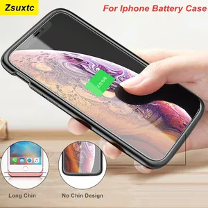Funda de Banco de energía para iPhone 15 14 13 Mini 12 6 6S 7 8 6 6S Plus 7 8 Plus X XR XS Max 13 <span class=keywords><strong>Pro</strong></span> 11 <span class=keywords><strong>Pro</strong></span> Max cargador de batería - Product Image 4