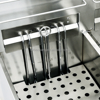 Friteuse électrique verticale commerciale, nouvelle conception, acier inoxydable, friteuse électrique de table commerciale, friteuse