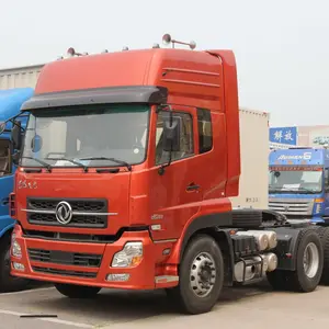 Yüksek kaliteli Dongfeng Tianlong kullanılan 6x4 traktör kamyon 40 ton römork kafa ticari araç satılık