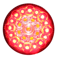 Série KS18-046, Feu de véhicule rond à LED 12V, étanche IP65, feu combiné clignotant, antibrouillard, arrière, stop et marche arrière pour camion, VTT, moto
