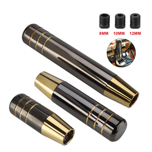 Universal Black Gold Gear <b>Shift</b> <b>Knob</b> 9Cm 13Cm 18Cm Aluminum Alloy Car Modification Ergonomic Design - Product Image 2