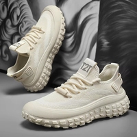 Chaussures de sport décontractées pour hommes, respirantes et antidérapantes, de qualité supérieure, pour la marche lente, style simple et polyvalent, fermeture à lacets