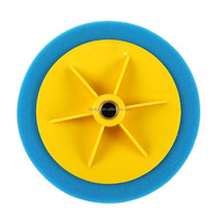 Tampon de polissage en mousse fileté bleu OEM, directement de l'usine, pour lustrage automobile, machine à cirer et polir pour l'entretien des voitures