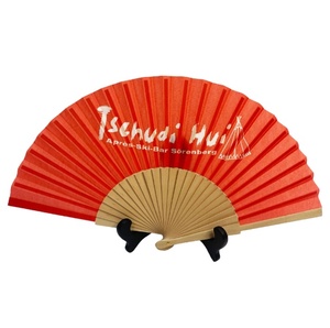 Abanico de Mano Personalizado con Logotipo Impreso, Abanico Plegable de Tela, Madera, Bambú o Papel Sublimado, para Bodas y Promociones - Product Image 3