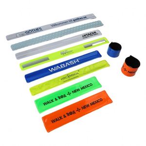 2024 Wholesale Wrap Reflective Night Promotion Gift Pvc <b>Slap</b> Wrist <b>Band</b> Bracelet for Event - Product Image 3