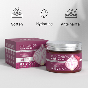 <span class=keywords><strong>Maschera</strong></span> <span class=keywords><strong>per</strong></span> <span class=keywords><strong>Capelli</strong></span> MEVOV all'Olio di Cipolla <span class=keywords><strong>Rossa</strong></span>, Trattamento Idratante Anti-Caduta con Allium Cepa e Aloe Vera, Ripara i <span class=keywords><strong>Capelli</strong></span> Danneggiati 250ml - Product Image 3