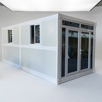 Maison conteneur pliable de type X prête pour le camping, cabane préfabriquée extérieure pour bureau, salon, camping, hébergement du personnel