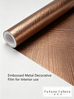 Film décoratif en vinyle de haute qualité, résistant aux hautes températures, durable, pour la décoration des plafonds et des surfaces de meubles, sans colle requise