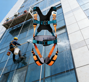 Harnais <span class=keywords><strong>de</strong></span> sécurité complet pour la protection contre les chutes, idéal pour le travail en hauteur, le camping, l'escalade, l'abordage d'arbres - Vente en gros usine - Product Image 4