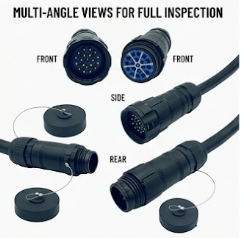 Câble Socapex 19 broches 19*<span class=keywords><strong>2</strong></span>.5mm² – Rallonge d'alimentation robuste pour éclairage de scène – Connecteur de distribution d'énergie étanche IP67 - Product Image 2