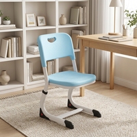 Ensemble de bureau et chaise réglables en plastique pour étudiants, table d'étude ergonomique avec tiroir, mobilier scolaire en gros