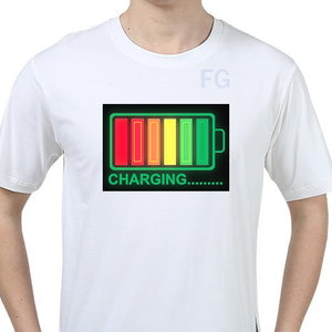 <span class=keywords><strong>T</strong></span>-<span class=keywords><strong>shirt</strong></span> <span class=keywords><strong>LED</strong></span> lavable personnalisé avec votre propre logo, panneau EL, <span class=keywords><strong>T</strong></span>-<span class=keywords><strong>shirt</strong></span> <span class=keywords><strong>LED</strong></span> - Product Image 5