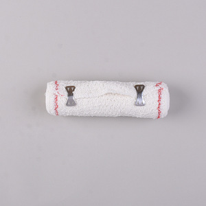 Bandages élastiques en spandex à bords rouges, 7,5 cm x 4,5 m, bandages de premiers secours pour la Croix-Rouge, pour l'exportation. - Product Image 4