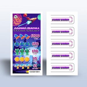 Impression de billets de jeu instantanés et de tickets à gratter en carton de haute qualité 280 GSM - Product Image 2