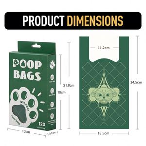 Échantillons gratuits, livraison rapide, nouveau design, sacs à déjections canines et félines écologiques et biodégradables pratiques - Product Image 2